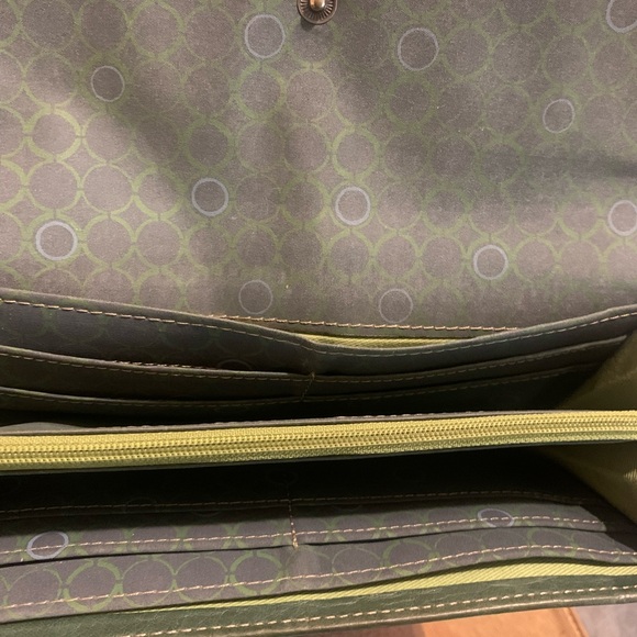Fossil Green Print Wallet - Picture 10 of 10